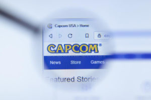 moscow russia june capcom website logo illustrative editorial 190109814