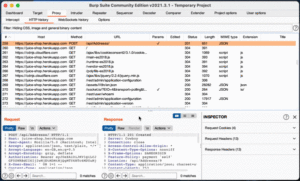 Burpsuite Copy As XMLHttpRequest