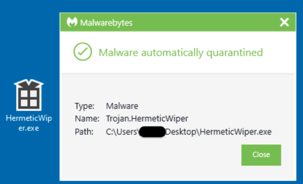 Malwarebytes users are protected against this attack