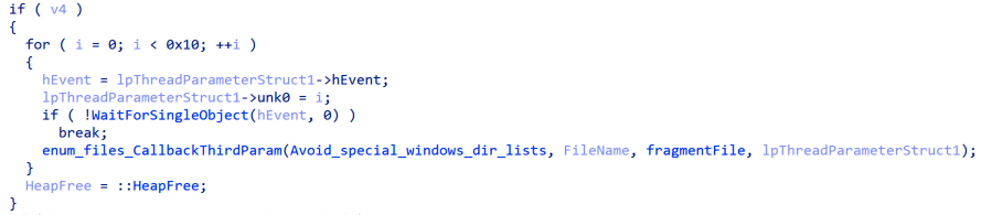 Wrapper function used for fragmentation purposes