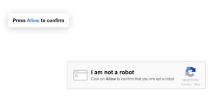 fake reCAPTCHA