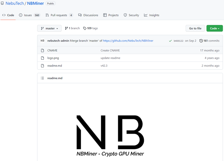  Example of legitimate programs used by cryptojackers to covertly mine Ethereum (ETH), Ravencoin (RVN), Ethereum Classic (ETC), and Ergo (ERG), according to our statistics