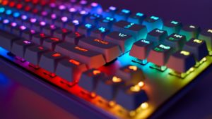 mechanical-keyboard-glowing