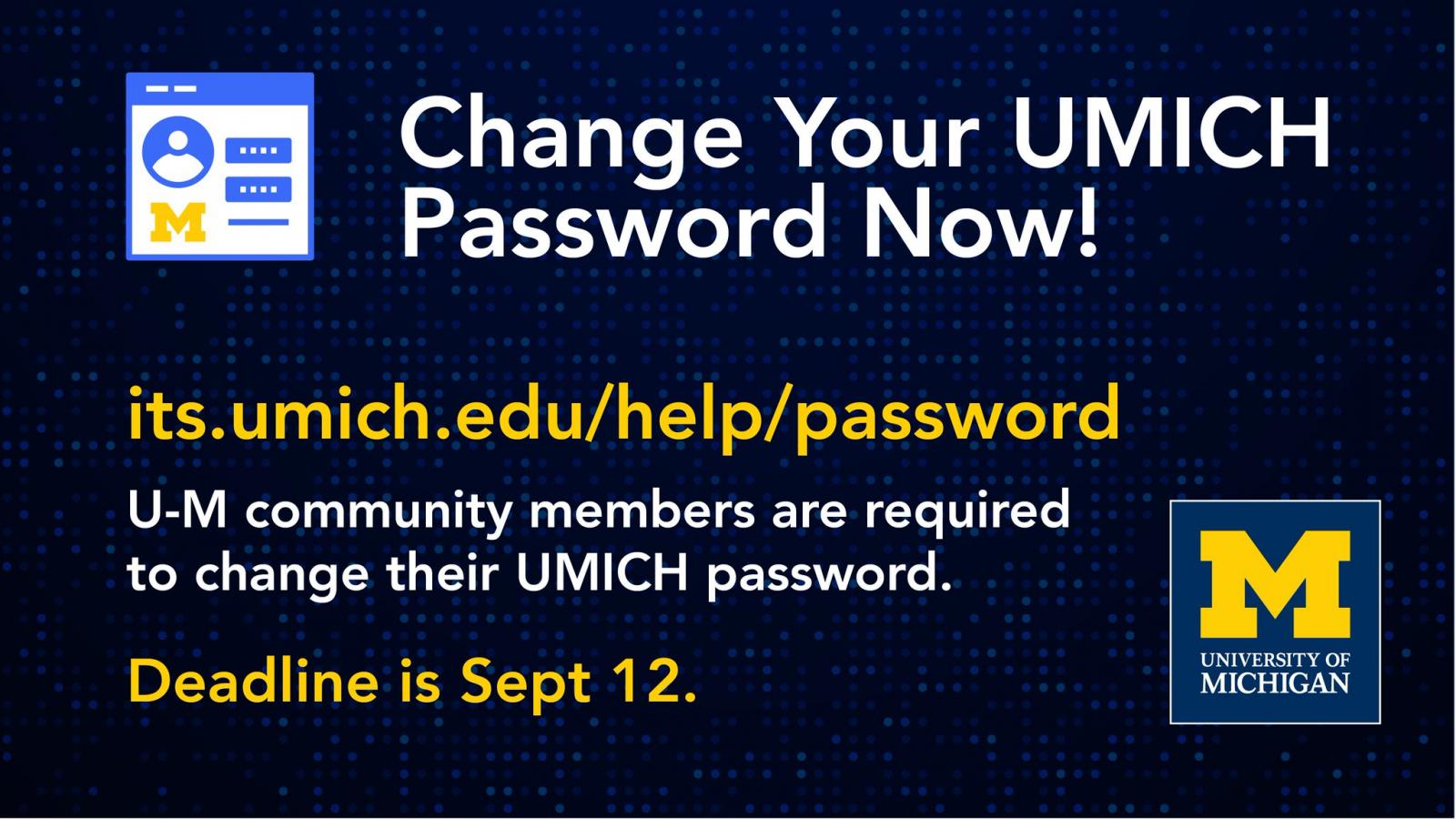 University of Michigan warns members to reset passwords