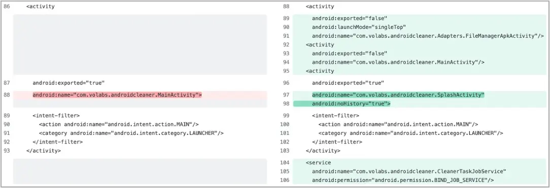 Malicious code update